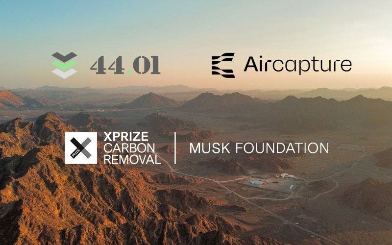 44.01 and AirCapture XPRIZE Award