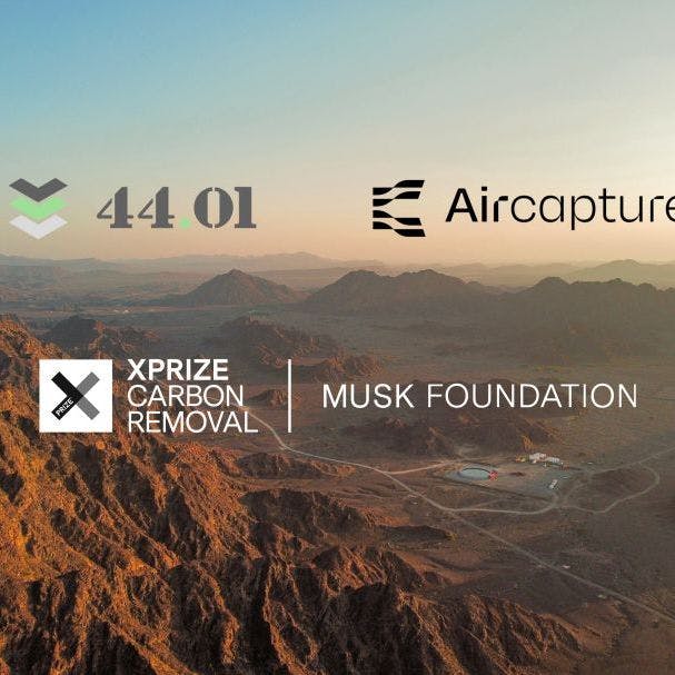 44.01 and AirCapture XPRIZE Award